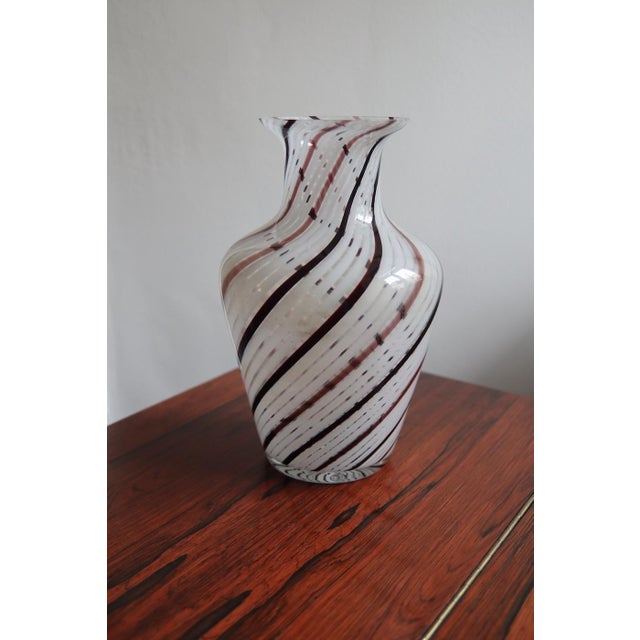 Mid-Century Modern Large Murano Glass Vase, 1970s For Sale - Image 3 of 4