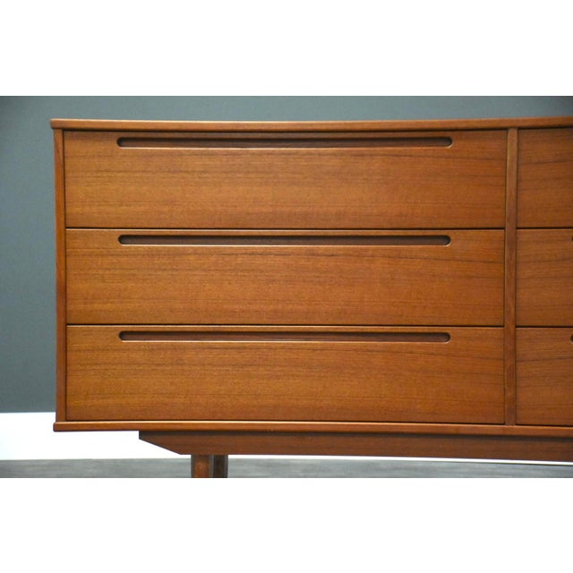 Wood 1960s Nils Jonsson Danish Modern Teak Dresser For Sale - Image 7 of 9