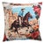 2020s Western Galloping Cowboy & Horse Feather/Down Pillow For Sale - Image 5 of 5