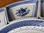 A rare vintage 9-piece cabaret / relish set from Royal Copenhagen in the collectible "Tranquebar" pattern (No. 11),...
