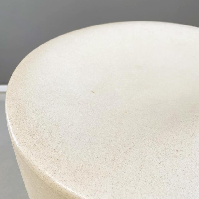 White Post Modern Italian White Plastic Stool Tokyo Pop by Yoshioka Driade, 2000s For Sale - Image 8 of 16