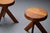 1970s Set of Elm S13A Stools attributed to Pierre Chapo, France, 1970s For Sale - Image 5 of 13