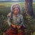 Oil Painting Portrait of an Asian Girl in a Field | Signed and Framed For Sale - Image 4 of 10
