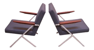 Model R-83 Armchairs by Ladislav Rado for Knoll & Drake - a Pair