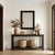 The Butler Specialty Company Flora Wall Mirror exudes casual elegance with its handwoven rattan frame and scalloped edges...