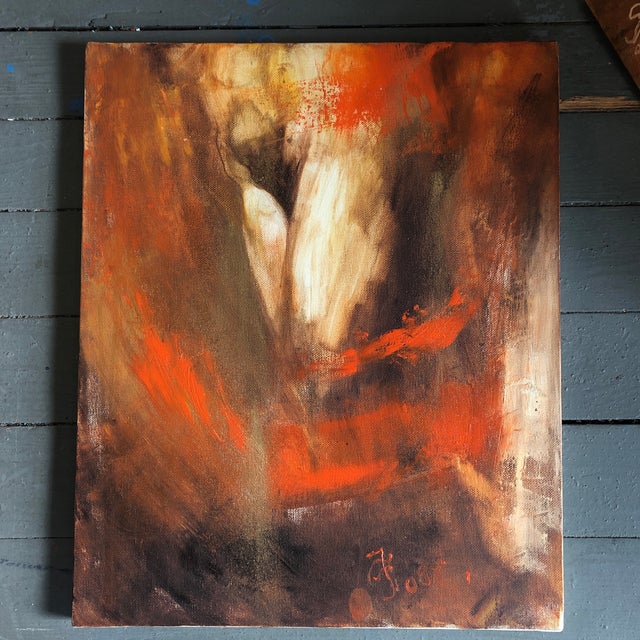 Original Istvan Csizmadia Abstract Female Nude Painting (Listed Hungarian Artist) For Sale In Philadelphia - Image 6 of 8