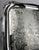 Metal Vintage English Ornate Engraved Metal Twin Handle Tray For Sale - Image 7 of 18