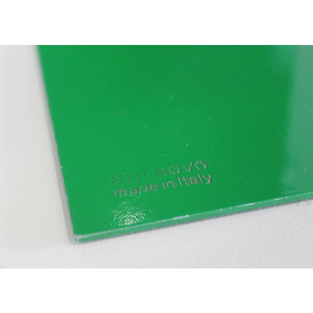 Blitz Table Lamp in Green Lacquered Metal from Stilnovo, 1970s For Sale - Image 9 of 10