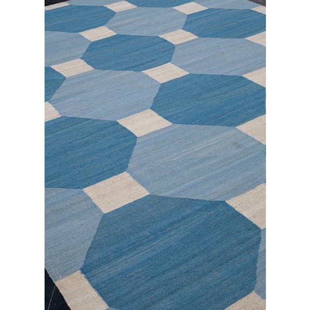 Textile Oriental Flat Weave Turkish Kilim 8'3" x 10'9" For Sale - Image 7 of 8