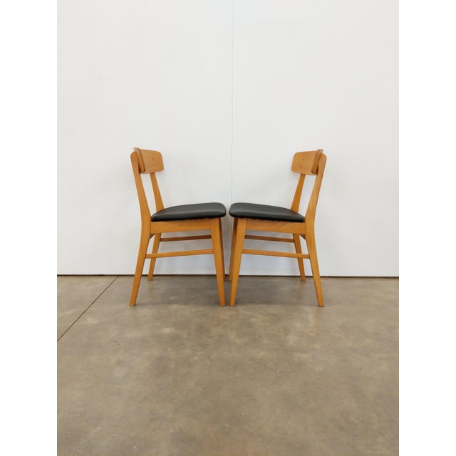 1960s Pair of Vintage Danish Modern Dining Chairs by Farstrup For Sale - Image 5 of 7