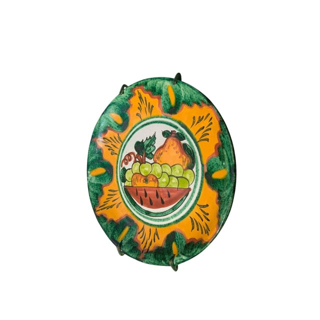 Mid 20th Century Vintage Hand Painted Fruit Ceramic Pottery For Sale - Image 5 of 6