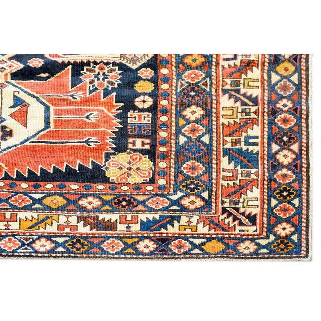 1900 - 1909 Early 20th Century Shriven Rug For Sale - Image 5 of 7