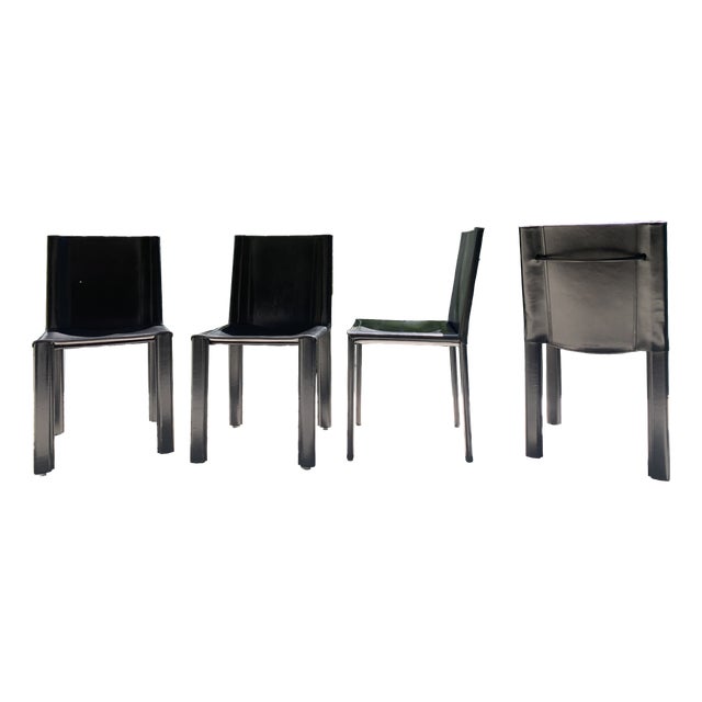 Vintage Chairs by Carlo Bartoli for Matteo Grassi, 1990s, Set of 4 For Sale
