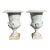 Pair of Large Vintage Cast Iron Garden Urns – Classical Style Planters, Circa 1960s For Sale