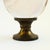 Transparent Vintage Glass Globe on Brass Stand For Sale - Image 8 of 9