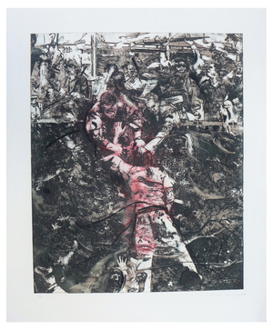 Fabian Marcaccio, Untitled 1, 2007, Etching