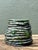 Vintage Abstract Green Glazed Ceramic Vase For Sale - Image 10 of 13