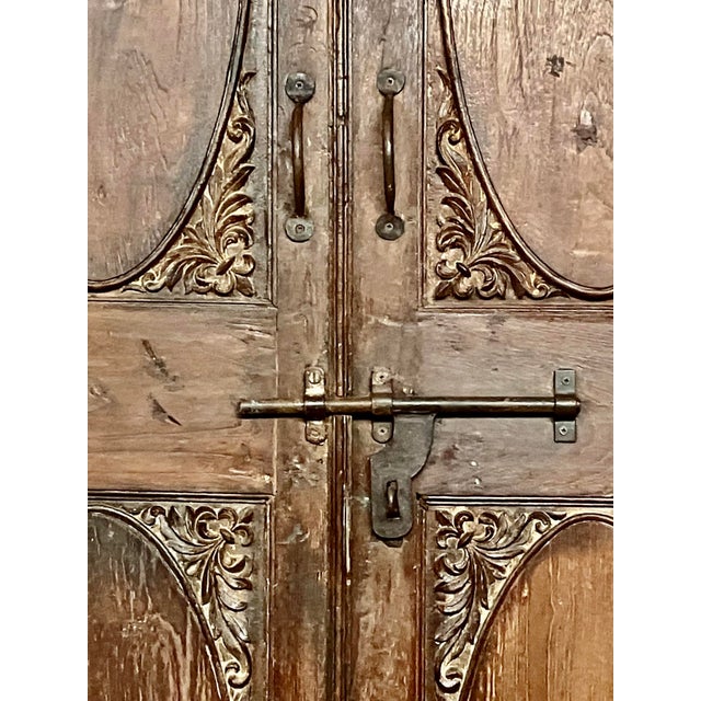 Solid Wood Door Panels, Decorative Oval Raised Medallion For Sale - Image 10 of 12