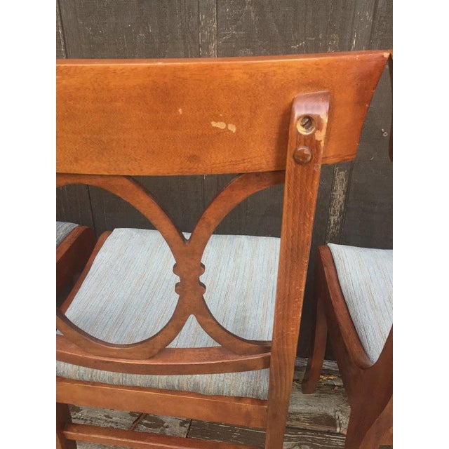 Mahogany Tell City Chair Co. Chairs Set of 4 Chairish