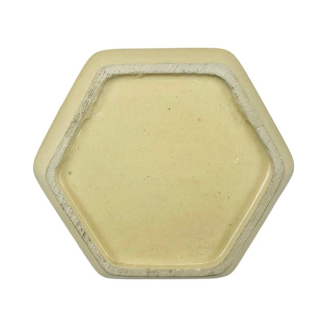 Ceramic Vintage Hotel De Paris Monte Carlo Ceramic Ashtray Beige For Sale - Image 7 of 10
