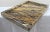 1980s Substantial Granite Magma Gold 18" X 13" Lipped Tabletop Serving Tray For Sale - Image 5 of 9