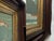“Cabin Fern" Green Abstract Art in Antique Frame, Transitional Living Room Art by JTS For Sale - Image 10 of 11