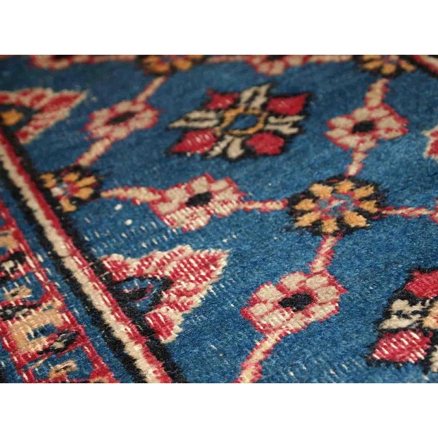 1900s Handmade Antique Persian Mashad Runner For Sale In New York - Image 6 of 12