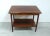 Dyrlund Danish Modern Extendable Side Table in Tulipwood from Dyrlund, 1960s For Sale - Image 4 of 9