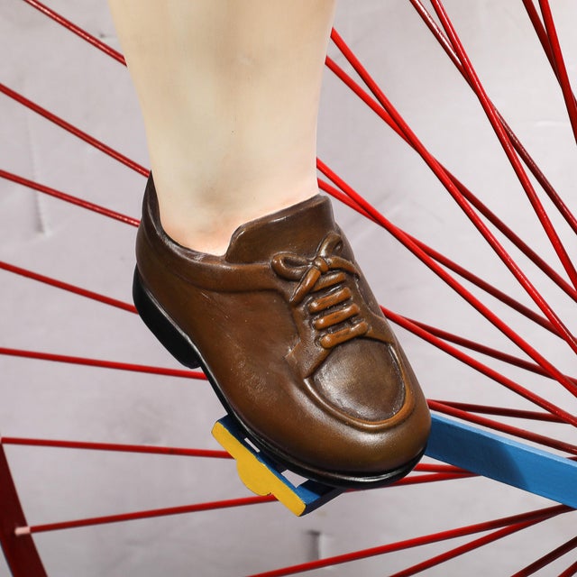 Boy Riding a High Bicycle Edition 11/25 Documented & Signed by Sergio Bustamante For Sale - Image 11 of 18