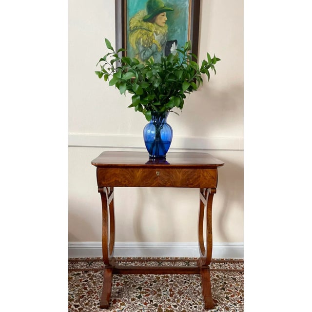 Wood 1830s Austrian Biedermeier Sewing Desk For Sale - Image 7 of 7