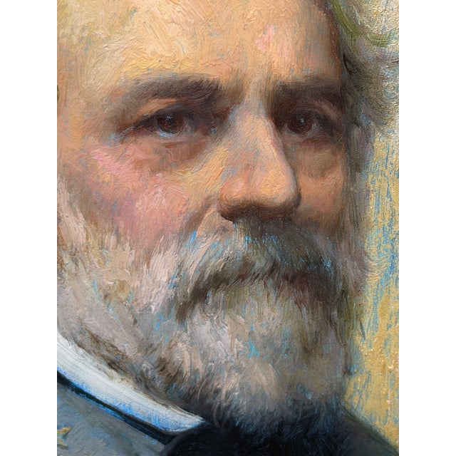Oil Portrait General-in-Chief Robert E. Lee, Commander of the Armies of the Confederate States For Sale - Image 12 of 18