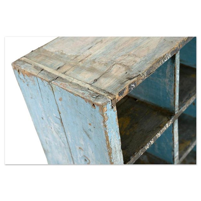 Antique Workshop Cabinet with 32 Compartments For Sale - Image 3 of 6