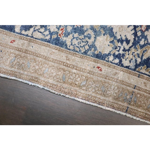 An early 20th Century Persian Malayer Long runner in ink blue