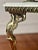 1940s French Gilded Brass and Carrera Marble Two Tier Side Table For Sale In Philadelphia - Image 6 of 10