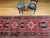 Red Antique Persian Heriz Karajeh Runner, Hand-Knotted Wool, Geometric Medallion Pattern, Red & Navy, 4x14 For Sale - Image 8 of 18