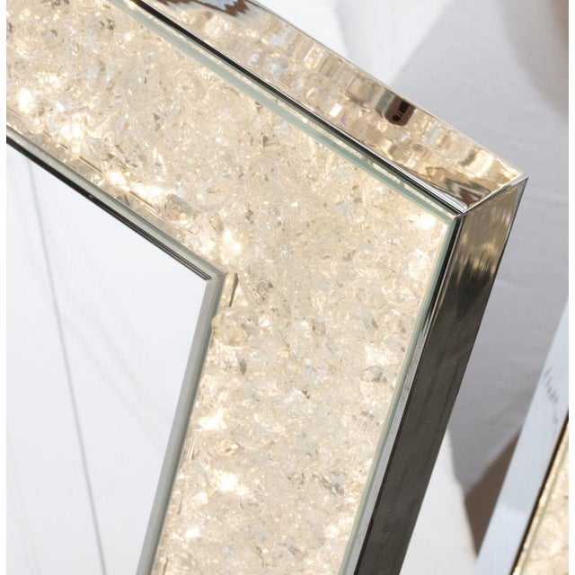 Metal Modern Minimalist "Crushed Ice" Pendant Lamp For Sale - Image 7 of 9