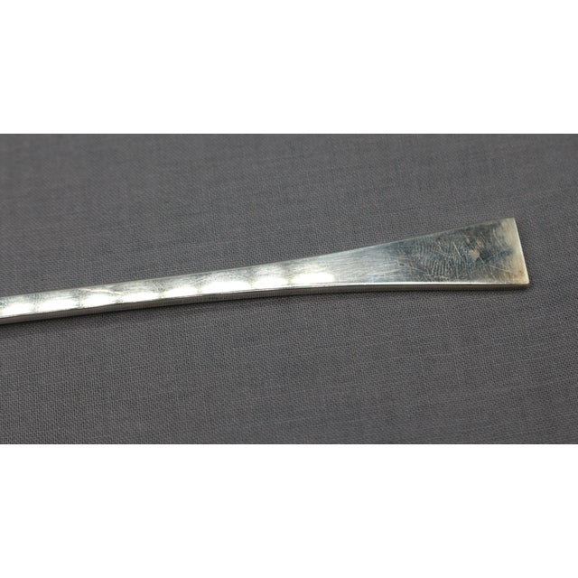 Metal Mid 20th Century Mid Century Modern American Gorham Sterling Silver Bar or Martini Spoon For Sale - Image 7 of 8