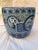 Traditional Japanese Blue and White Hibachi Pot For Sale - Image 3 of 13