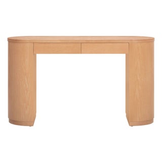Marlow Natural Wood Writing Desk For Sale