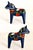 Rustic European Swedish Folk Art Vintage Hand Painted Dala Horse For Sale - Image 3 of 11