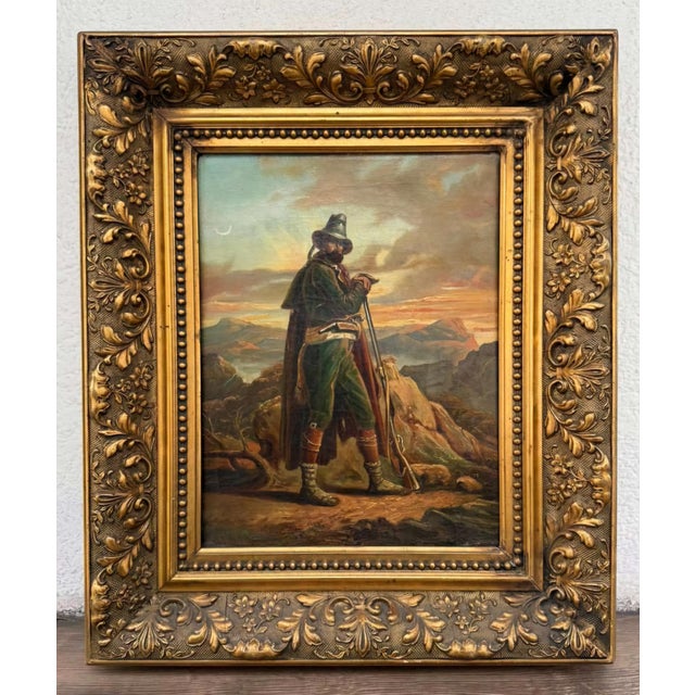 Border Guard Portrait, Oil on Canvas, 19th Century For Sale - Image 11 of 12