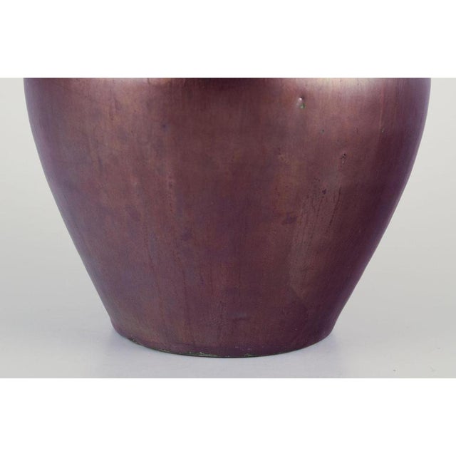 1920s Danish Luster Glazed Ceramic Vase by Søren Kongstrand, 1920s For Sale - Image 5 of 8