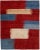 Red Modern Handmade Shouli Gabbeh Persian Wool Rug With Abstract Motif For Sale - Image 10 of 10