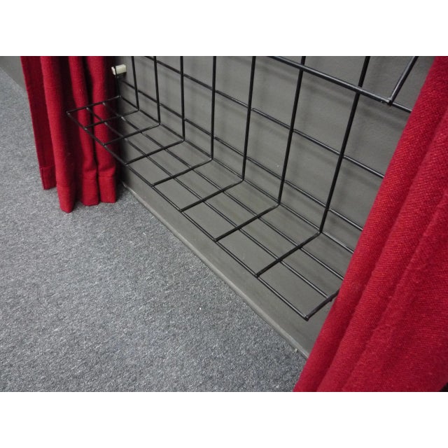 Metal Mid-Century Modern Shoe Rack Shelf by Karl Fichtel for Erlauer Drahtwerke, 1950s For Sale - Image 7 of 10