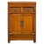 Chinese Vintage Elmwood Side Cabinet with Two Drawers over Double Doors For Sale - Image 12 of 12