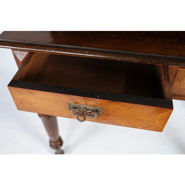 Brown Walnut and Glass Dressing Table, 1880s For Sale - Image 8 of 18