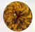 1980s Magnificent, Large Classic Trumpet Shaped Tortoise Shell Style Vase on a Turned Pedestal Base For Sale - Image 4 of 9