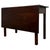Wood Antique English Georgian Mahogany Drop-Leaf Writing Table, 1700s For Sale - Image 7 of 14