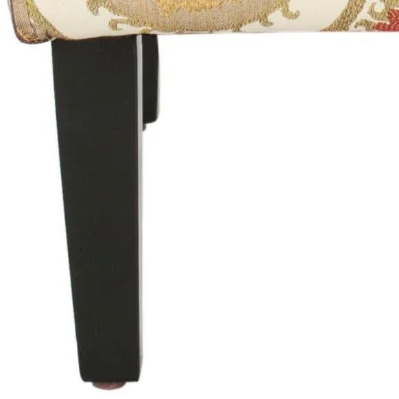 2020s Multi Print Medallion Armless Club Chair For Sale - Image 5 of 7