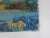 Rustic Vintage Mid 20th Century Folk Art Bluebonnet Landscape Painting For Sale - Image 3 of 7